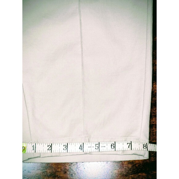 Lands' End‎ Size 20W Khaki High Rise Straight Leg Front Seam Chino Pants - Picture 5 of 7